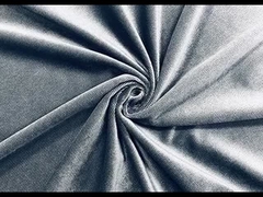 200GSM পলিস্টার ভেলভেট ফ্যাব্রিক ক্যাটিওনিক ডুথ ফর সোফা গ্রে টুইল রঙ