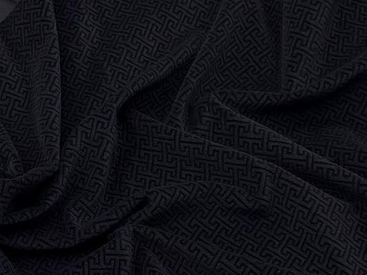 মাইক্রো ইলাটিক ভেলভেট পলিয়েস্টার ফ্যাব্রিক ড্রেস জন্য নিখুঁত