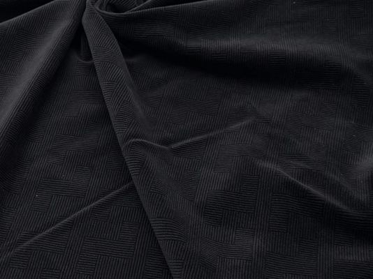 মাইক্রো ইলাটিক ভেলভেট পলিয়েস্টার ফ্যাব্রিক ড্রেস জন্য নিখুঁত